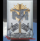 cruz sudario paloma rosas