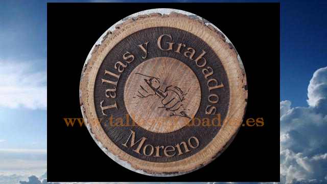 Grabado en tronco de encina